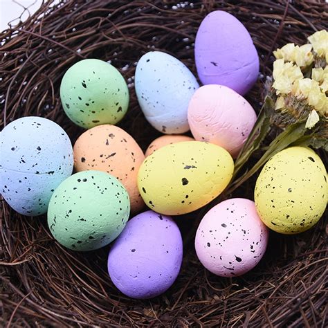 Cheers Us Foam Easter Eggs Speckled Eggs Decorations Pastel Speckled