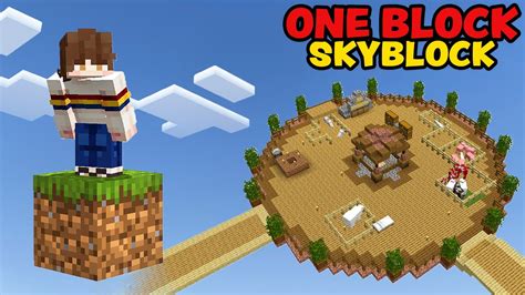 Turning One Block Into A Sky Island Minecraft One Block Skyblock
