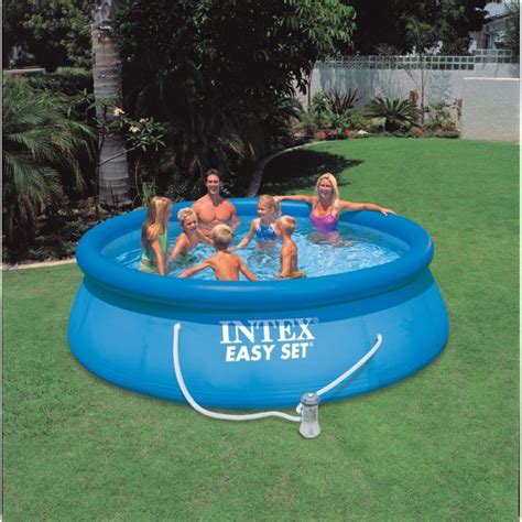 Intex Easy Set Above Ground Swimming Paddling Pool 10ft X 30 Deep