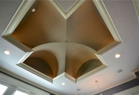 Master Bedrooms Unique Ceiling Design Creates An Interesting Focal