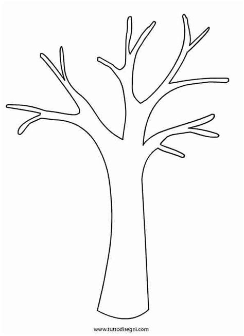 Branches Tree Trunk Sheet Coloring Pages