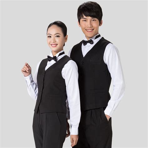 China Restaurant Waiter Vest Hotel Waiter Vest Restaurant Clothing