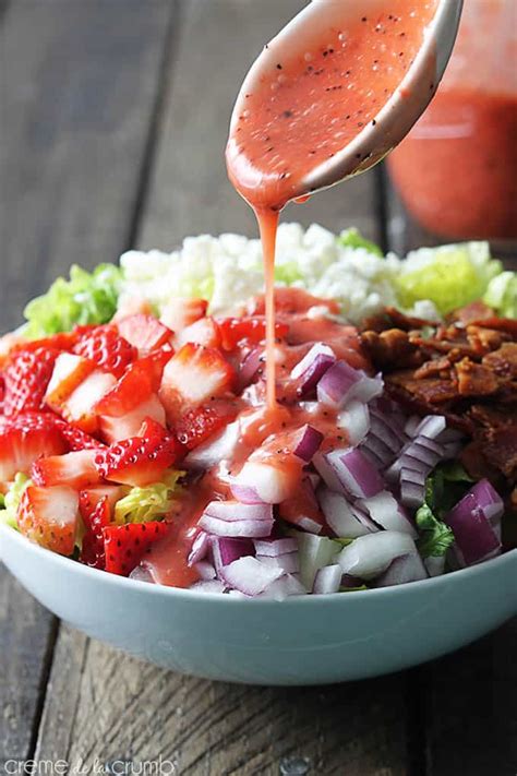 Seriously, this stuff is a tank. Strawberry Poppyseed and Bacon Chopped Salad | Creme De La ...
