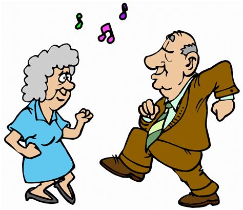 Old Man Dancing Clipart Free