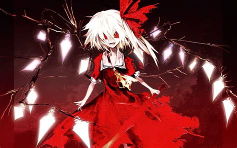 1920x1080px Free Download Hd Wallpaper Blondes Touhou Wings Red