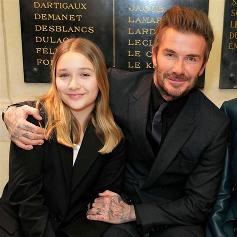 David Beckhams Daughter Harper Gives Him A Mini Makeover Vanity Fair