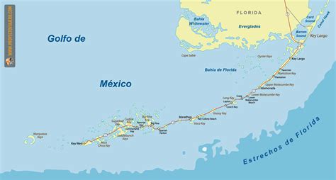 Los Cayos De Florida 5 Lugares Imprescindibles Para Ver Y Mapa