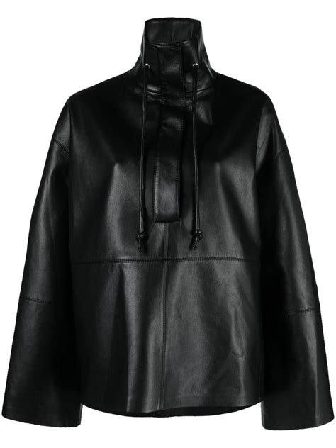 Nanushka Hadasa Faux Leather Jacket Farfetch