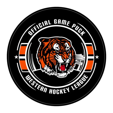 Medicine Hat Tigers Hockey Puck 2 Ogre Brand