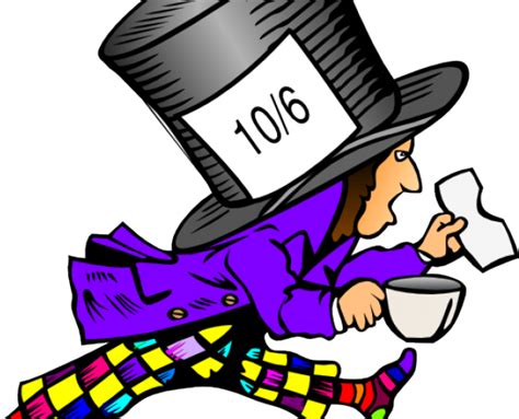 Watch Clipart Mad Hatter Mad Hatter Round Ornament Png Download