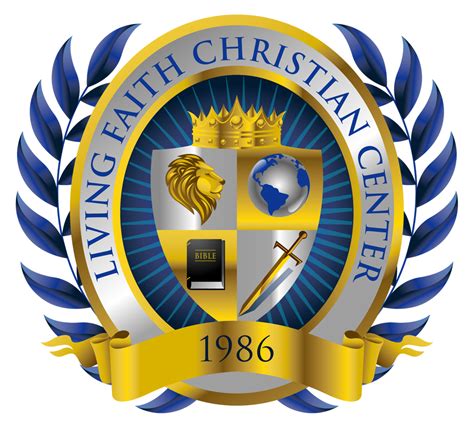 Living Faith Christian Center Church Logo Design For A Christian