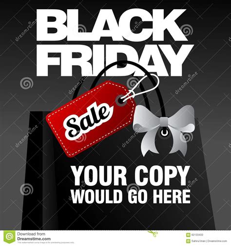 Black Friday Sale Discount And Voucher Template Stock Vector
