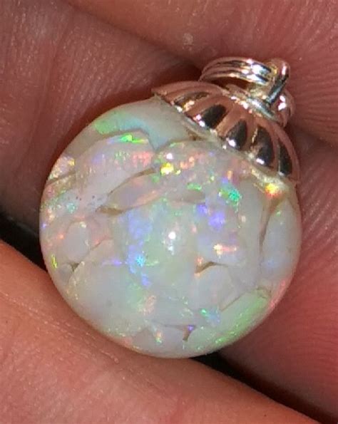 Mintabie Floating Opal Jewelry Globe Pendant Mo 16s 895 In 2021