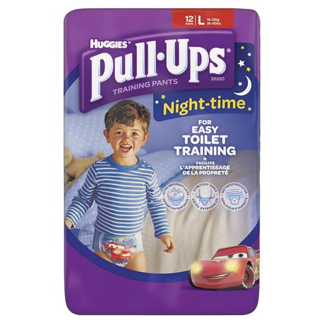 12 Huggies Pull Ups Night Time Potty Training Pants For Girls Size 5