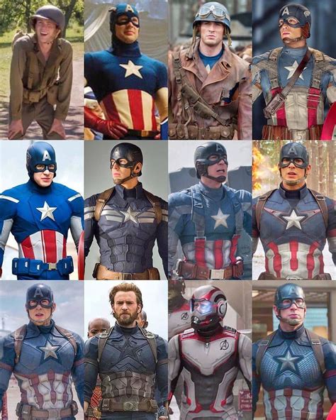 Whats Your Favourite Captain America Suit ⭐🔥 Avengers Endgame