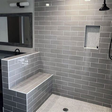 Top 60 Best Grey Bathroom Tile Ideas