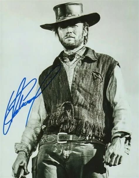 Clint Eastwood The Good The Bad Ugly Autographed X Photo Reprint Picclick