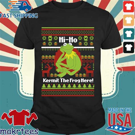 Hi Ho Kermit The Frog Here Christmas Sweatshirt