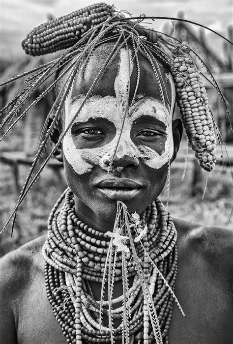 A Woman Of The Karo Tribe Omo Valley Ethiopia Photograph By Joxe