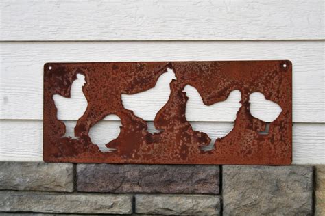 Chicken wall decal farmhouse chicken decal farmhouse wall | etsy. Rustic Metal Chicken Coop Sign, Chicken House Sign, Urban Chicken Stall, chicken sign, chicken ...