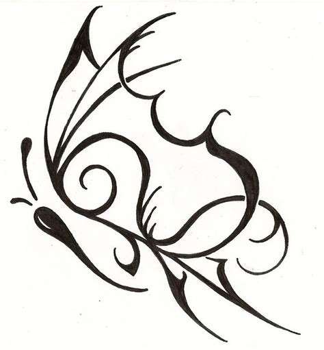 Tribal Butterfly Tattoo Designs Clipart Best