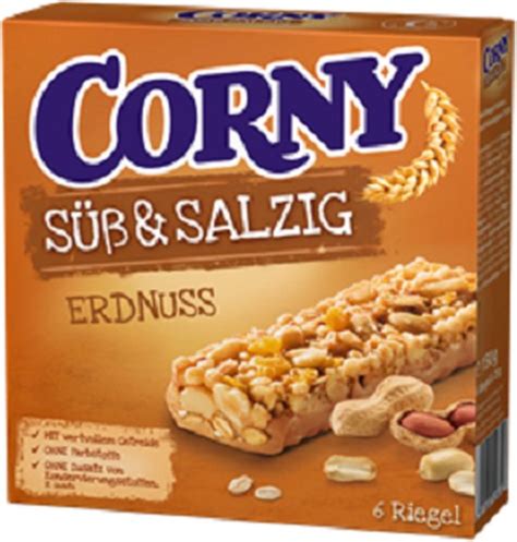 Corny Mueslirepen Sweet And Salty Peanut 6 Repen à 25 G Doos Van 10 X