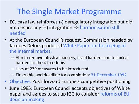 Ppt The Single Market Of The European Union Powerpoint Presentation