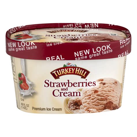 Save On Turkey Hill Premium Ice Cream Strawberries Cream Order Online