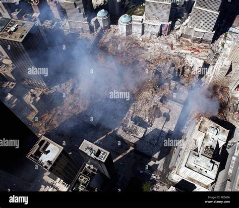 Ground Zero New York City Ny Sept 17 2001 An Aerial View