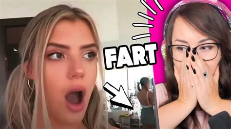 the most embarrassing video girls can t stop farting compilation reaction youtube