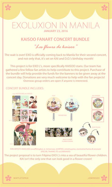 Exo s first concert in malaysia attended by 15 000 fans. EXO'LuXion in Manila: KAISOO Fan Art Concert Bundle - EXO ...
