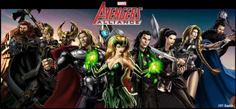Marvel Avengers Alliance Asgardians By Icequeen654123 On Deviantart
