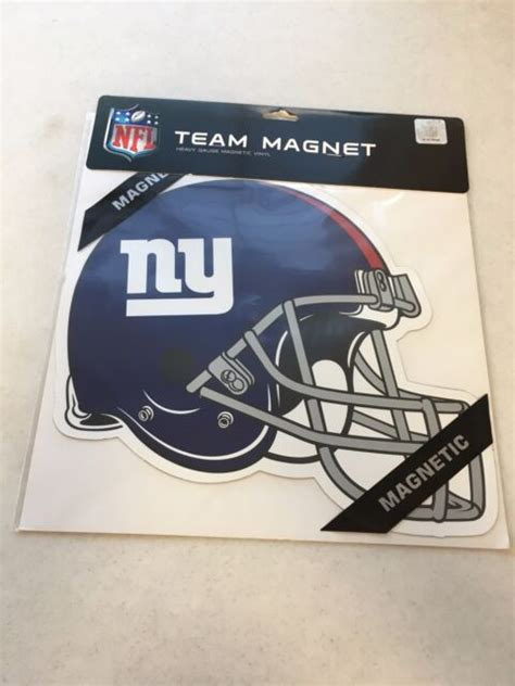 Brand New New York Giants Helmet Large Car Magnet Free Shipping Ebay