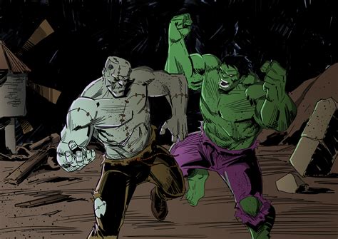 Frankenstein Vs Hulk By Ittoogamy On Deviantart