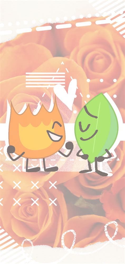 Hi There — Firey X Leafy Bfdi Pastel Wallpapers 720 X