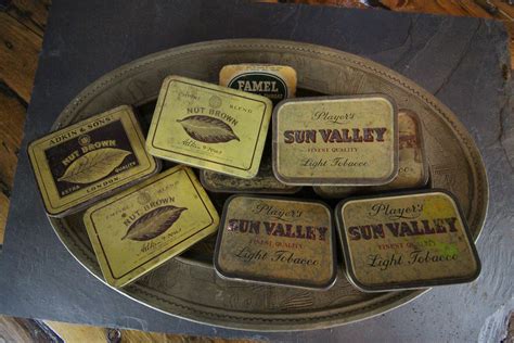 Collection Of Vintage Tobacco Tins A And D Reclaim