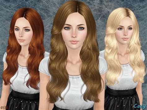 Raindrops Hairstyle By Cazy By The Sims Resource Sims 3 Hairs