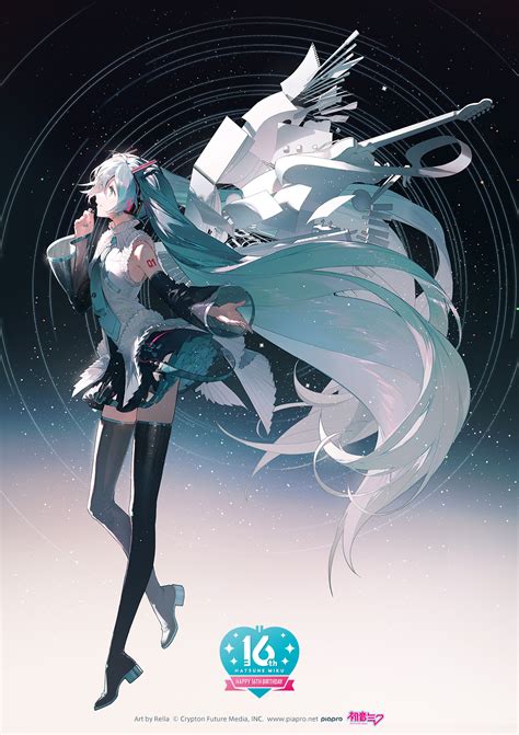 Hatsune Miku NT Posed Inspired By The Official Th Anniv Art By