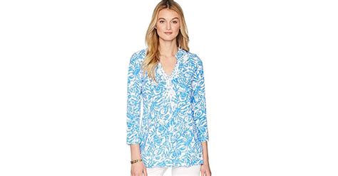 Lilly Pulitzer Kaia Knit Tunic In Blue Lyst