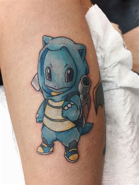 Pokémon Squirtle Tattoo Artwork by itsbirdy Tattoo work Tattoos I tattoo