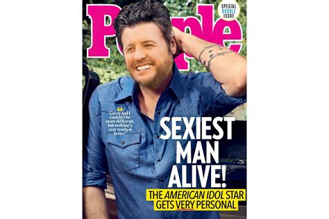 Blake Shelton Teases Luke Bryan Over Faux Sexiest Man Alive Cover