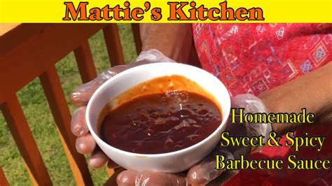 Homemade Sweet Spicy Barbecue Sauce Cook With Me Matties Kitchen