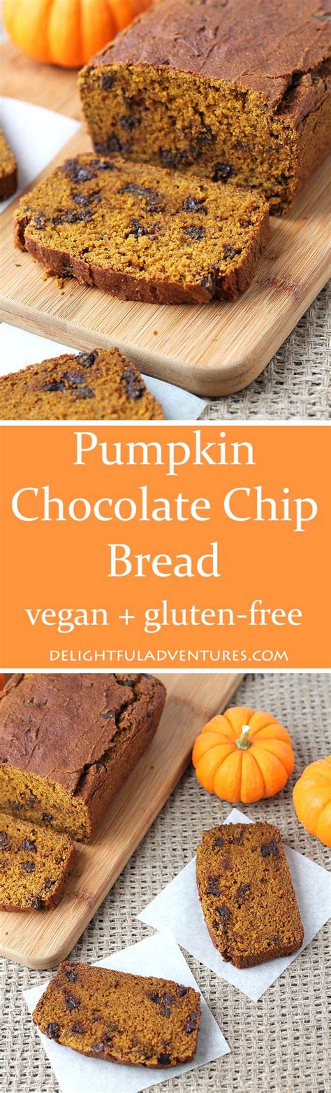 Sift gluten free all purpose flour into a mixing bowl every time i make pancake batter it ends up more as bread dough no matter how much liquid i add into it. Vegan Gluten Free Pumpkin Chocolate Chip Bread ...