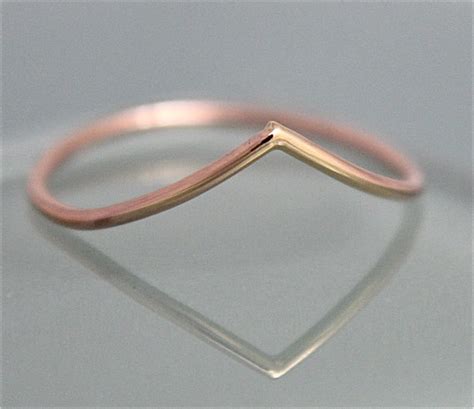 This Listing Is For One Ring Simple Round 14k Rose Gold Band Band Is