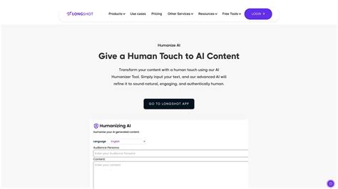 Humanize Ai By Longshot Transform Your Text Into A Human Like Tone