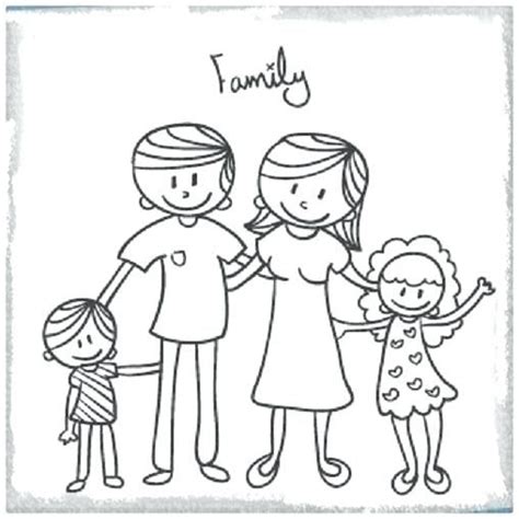 Quiero un dibujo de la familia feliz para colorear. Pin en Actividades para niños