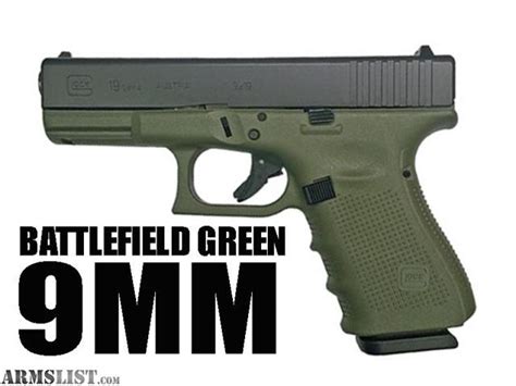 Armslist For Sale Glock 19 Gen 4 Battlefield Green Frame