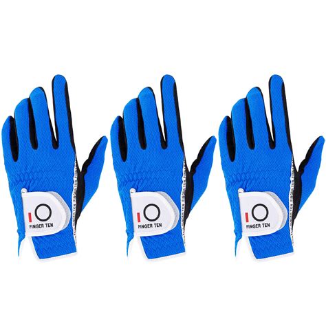 men s golf gloves rain grip 3 pack left right hand hot wet weather fit s xl ebay