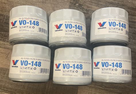 valvoline vo 148 cross reference oil filters