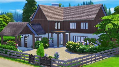 Converted Barn Sims 4 Cottage Living No Cc Sims 4 Spe